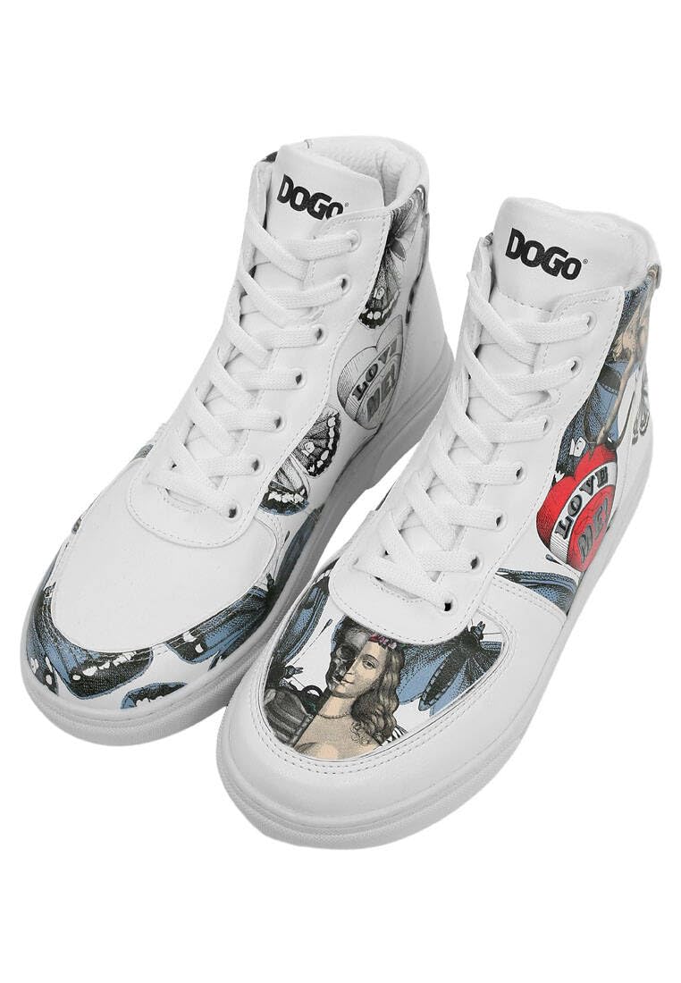 DOGO Women's Ace Boots Sneaker, Multicolored, 3.5 UK