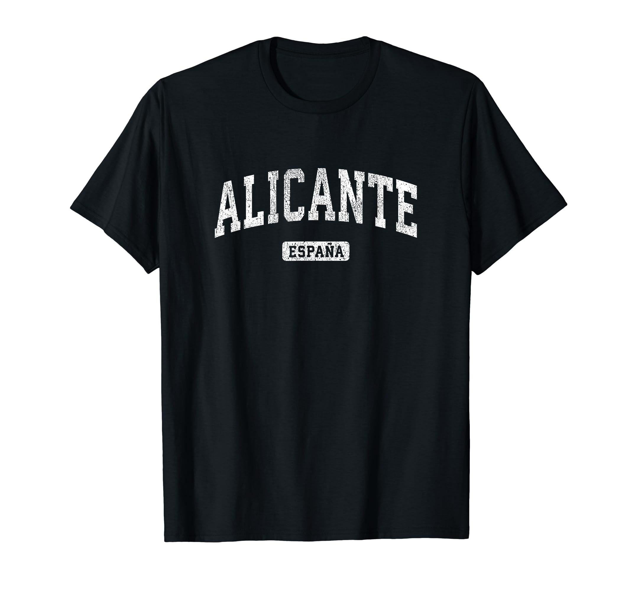 Alicante Spain T-Shirts & Retro TeesAlicante Spain Vintage Sports Design T-Shirt