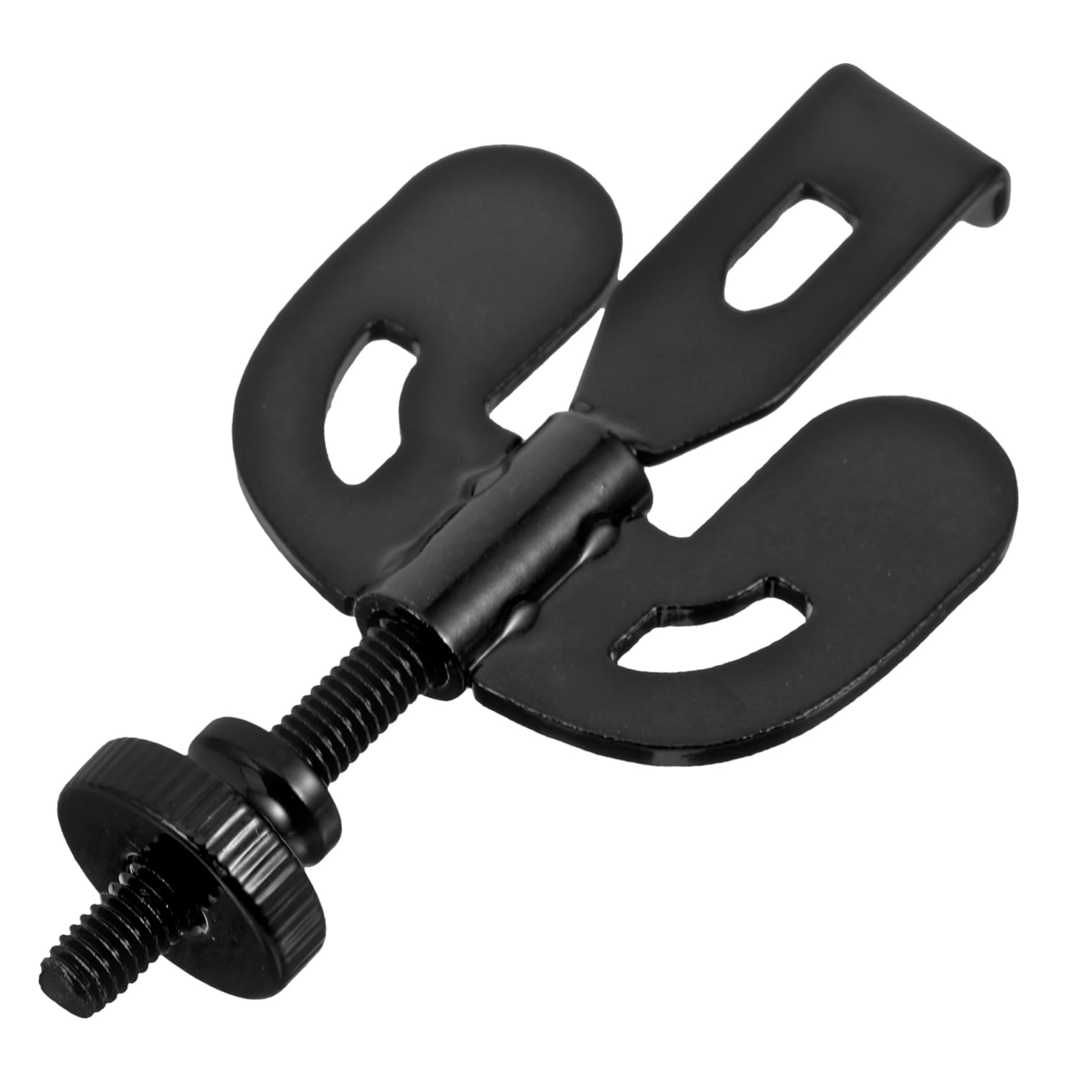 DOITOOL 5 Pièces Serrure de sécurité antivol portable door lock serrure de porte portative arrêt à l'intérieur verrouillage de la porte para serrure pour porte verrou de sécurité 304 Black