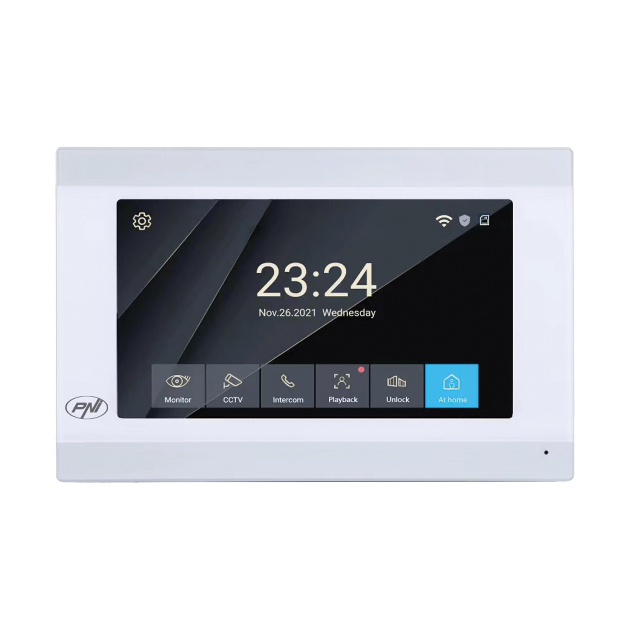 PNI Additional MS750 Monitor SafeHome PT750 Smart Video Intercom, Silver, 200 X 129 X 25mm