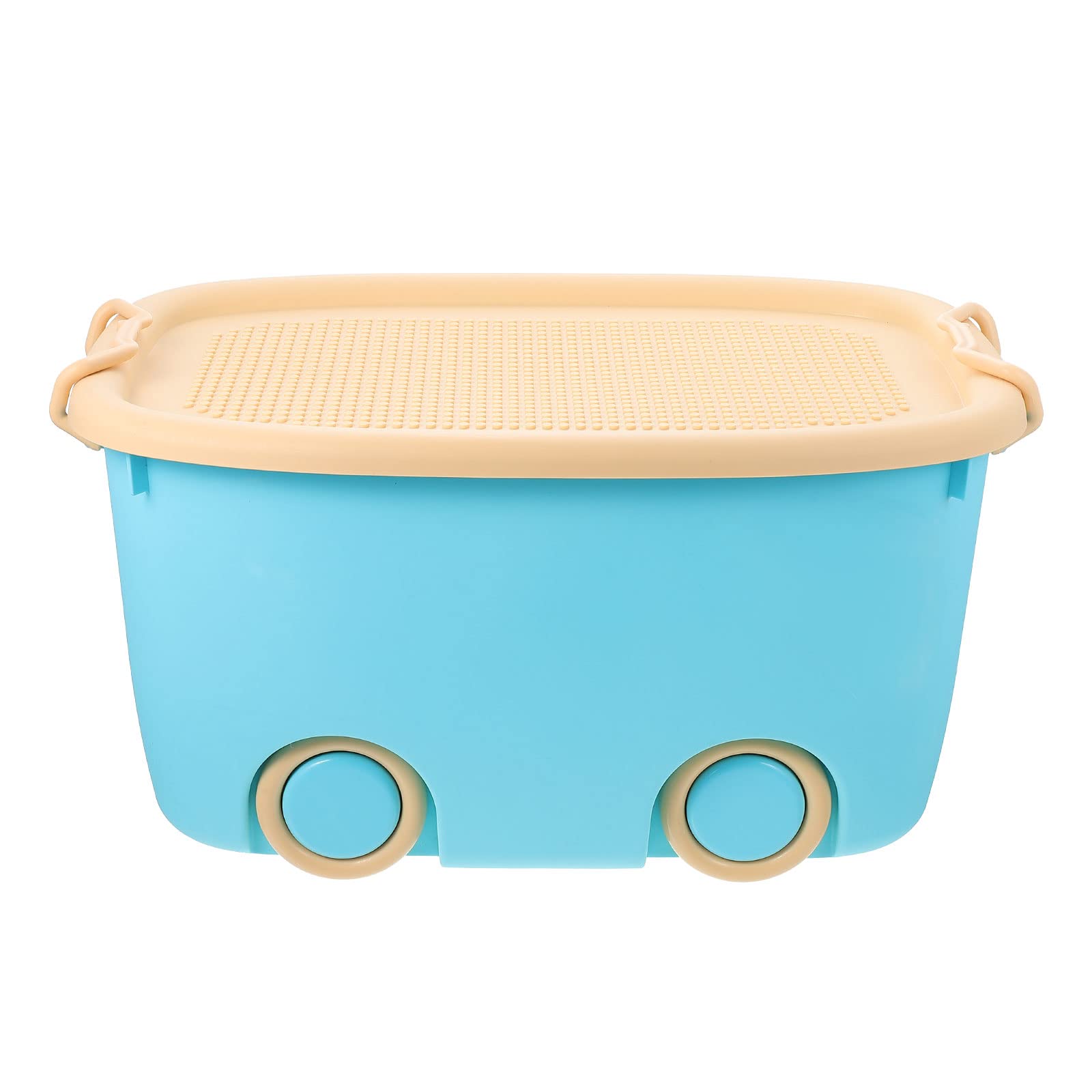 BESPORTBLE Spielkiste Aus Kunststoff Mit Rädern Aufbewahrungsbox Für Spielzeug Und Kleidung Aufbewahrungsbehälter Für Kleinigkeiten Organizer Für Kinderzimmer
