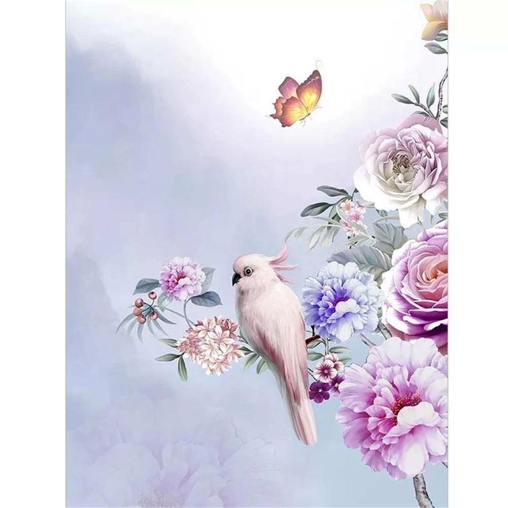 Diamond Painting Strass Fleur et Papillon : Un Atelier Créatif à la Maison pour Décorer le Salon