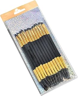 PartyKindom 12pcs Double-ended Eyebrow Brush ...
