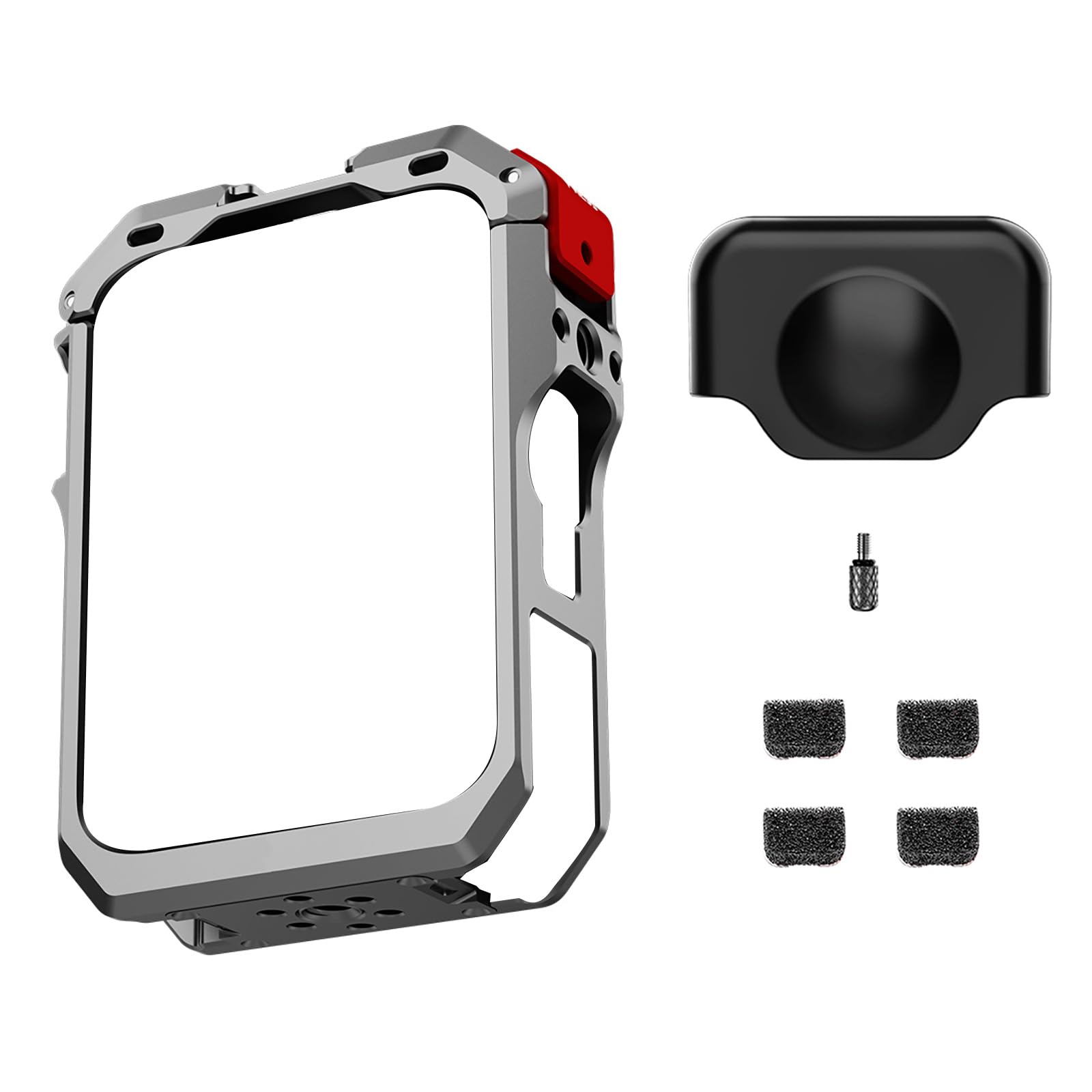 Akcesoria do kamery sportowej Lotnictwo klatka ochronna ze stopu aluminium osłona kamery płyta do kamery sportowej DJI Osmo 360
