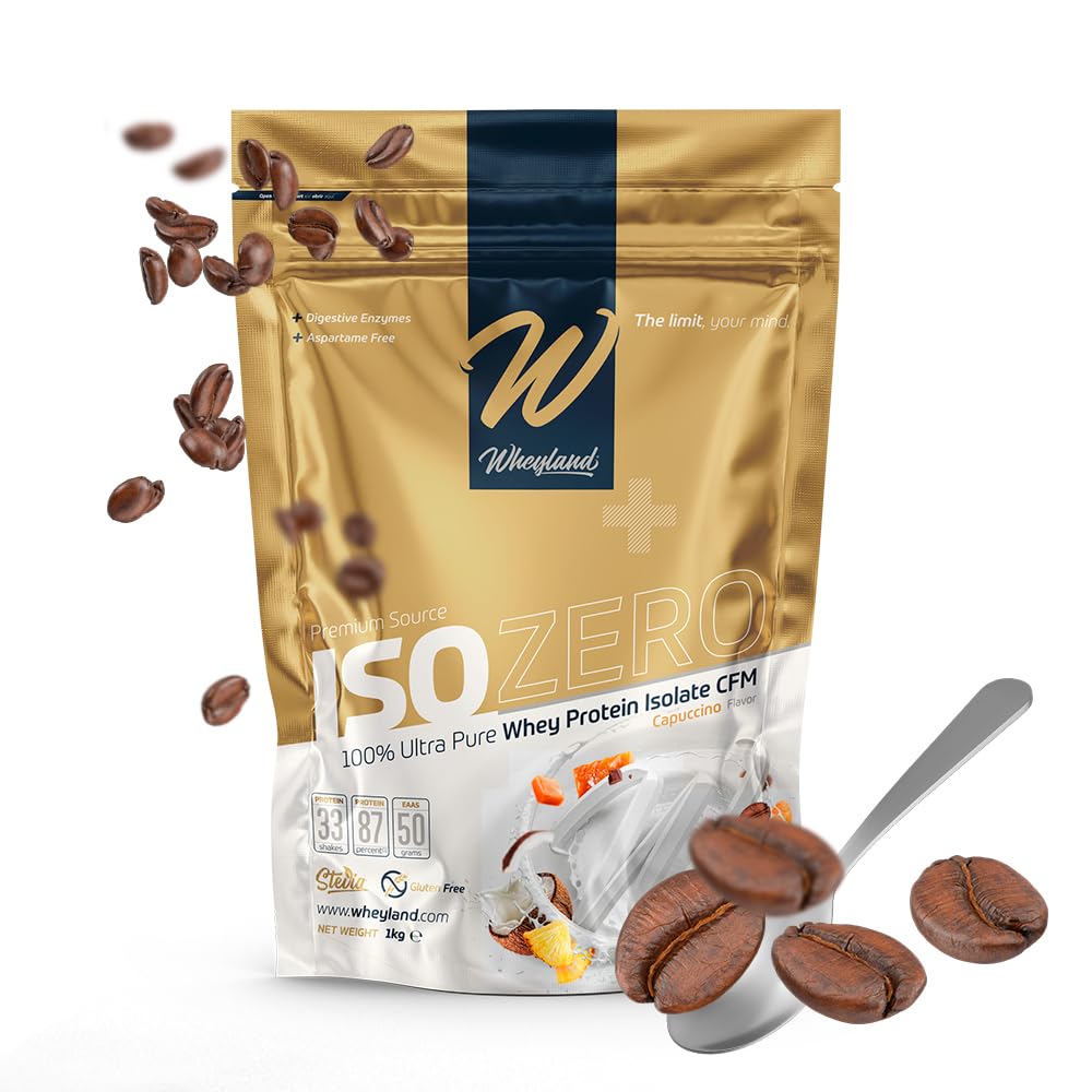 Isozero - 100% Ultra Pure Whey Protein Isolate CFM 1 Kg (Capuccino)