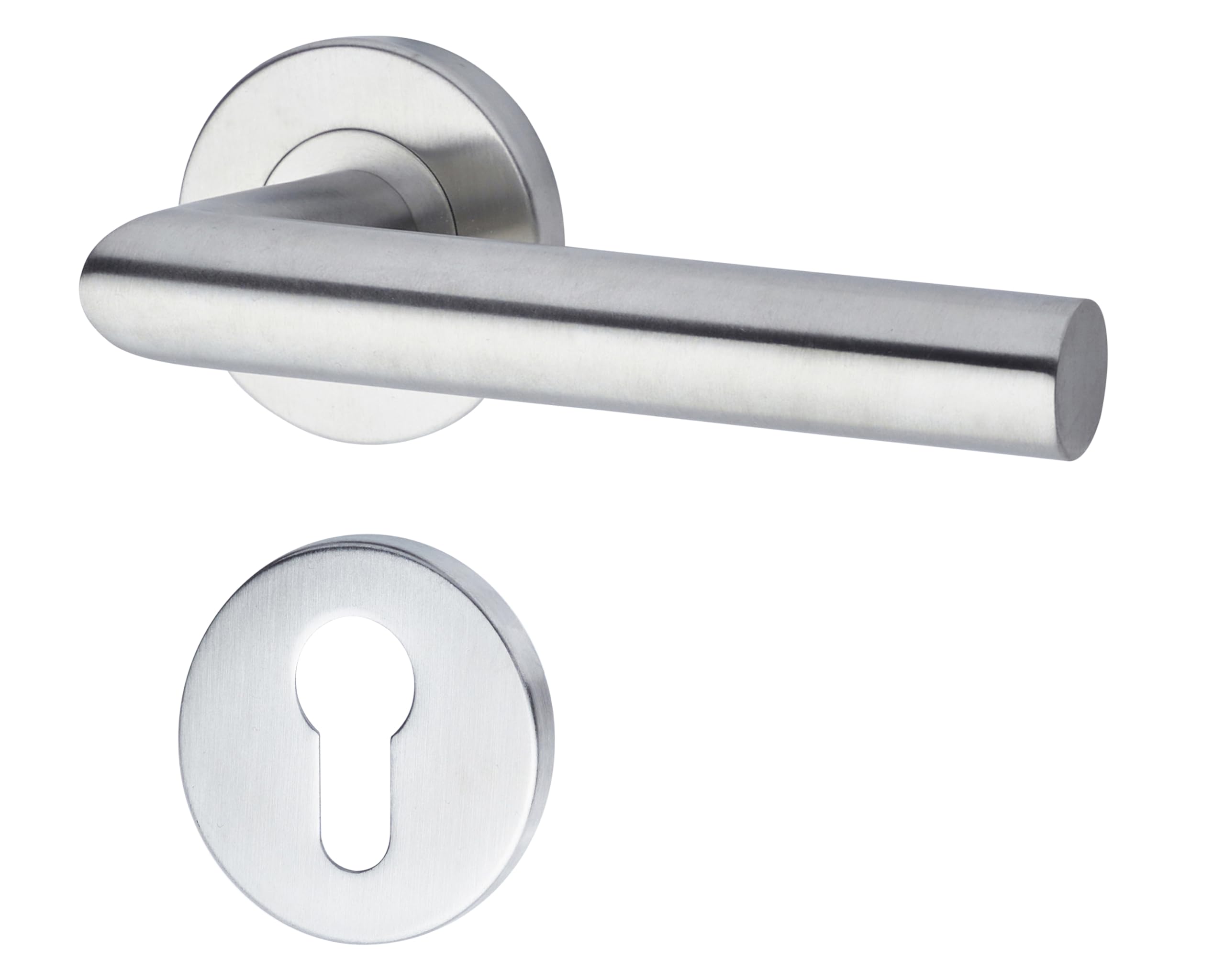 Maniglia Yale A L - Acciaio Inox, Per Porte Interne Ed Esterne, Design Moderno - Foto 3