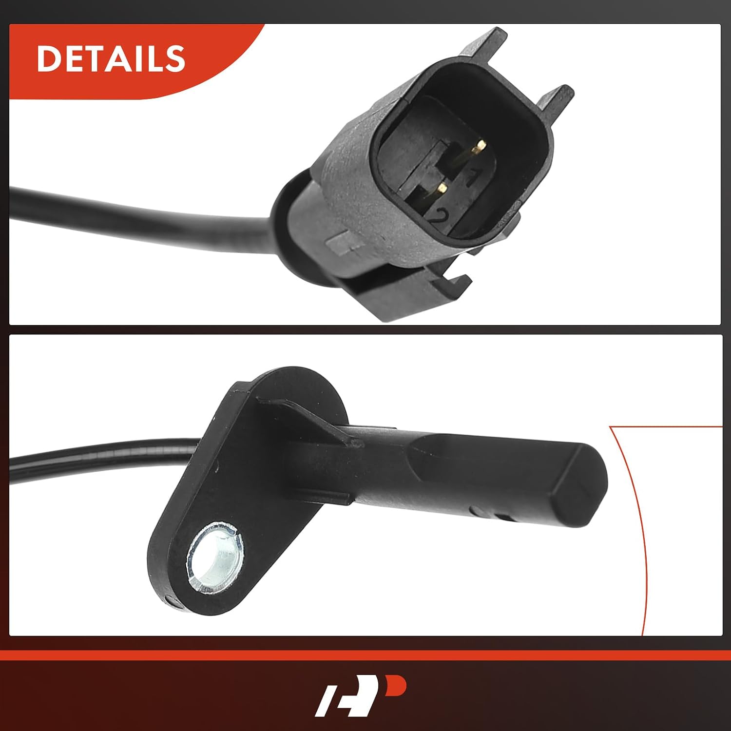 A-Premium Rear Left ABS Wheel Speed Sensor - Compatible with Ram Models - 2500 2014-2022, 3500 2018-2022 - Rear Driver Side, Replaces 4779981AC, 68457707AB