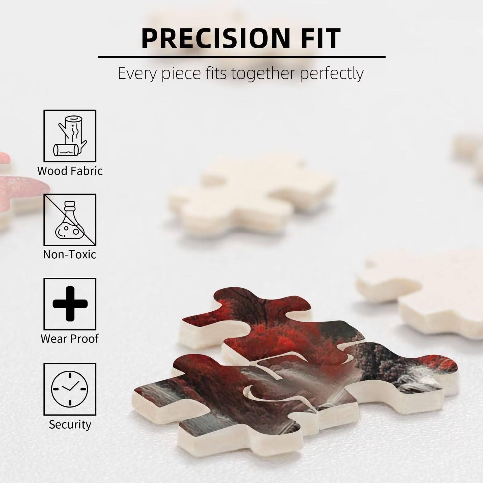 Puzzles Árbol 2000 Adultos, Puzzle Caer 2000 Piezas Adecuado para Principiante, Juegos Divertidos/Coloridos Entretenimiento Familiar, Pasatiempos Creativos Adultos Mujer para Decoracion Regalos 1T-78
