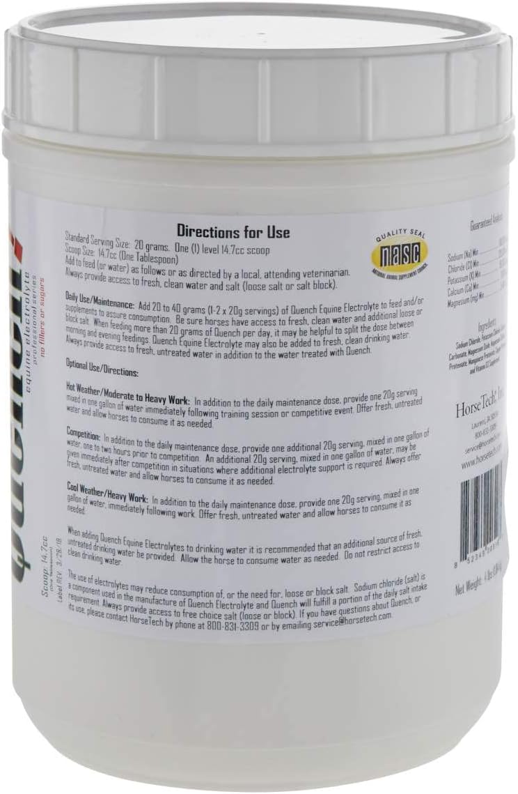 Horse Tech Quench! Electrolytes 4LB