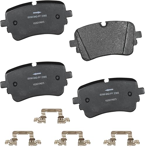 Vista 233 de Bendix Premium SBM8 - Pastillas de freno semimetálicas Premium para modelos seleccionados Buick Special, Camaro, Corvette, Phaeton, Olds F85, Vista