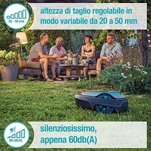 Gardena Sileno City 300 Robot Rasaerba Fino A 300 M² Di Superficie Di Prato, Grigio - Image 4