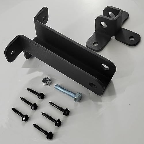 Miniatura 7 de Wpbhk Juego de 3 soportes elevadores de techo para pérgola, soportes de pérgola para montaje en techo resistente, soporte de techo ajustable,