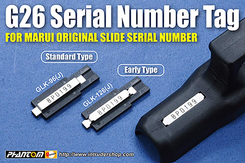 シリアル m Amazon | GUARDER ステンレス シリアルNo.タグ グロック G26刻印 w