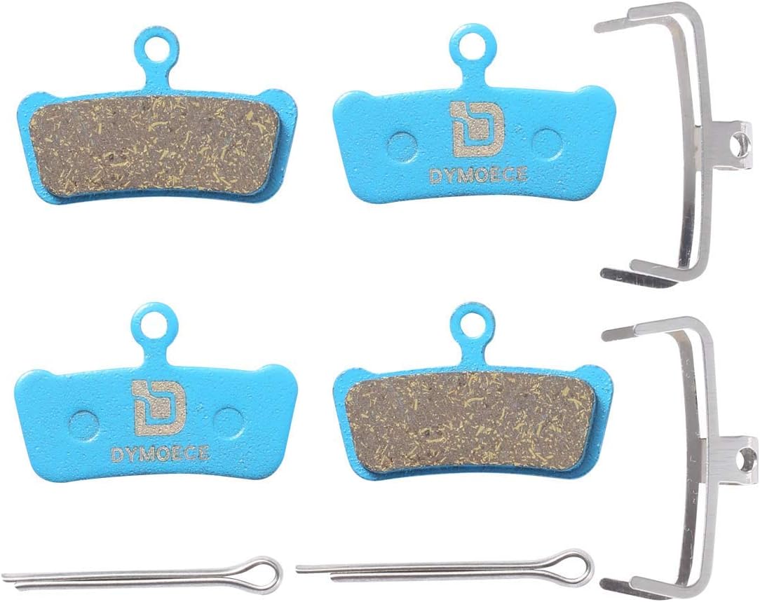 2 Pairs Bicycle Disc Brake Pads Compatible with Sram Guide RSC RS R Elixir 7 9 Avid XO Trail 4 Piston MTB Disc Brakes (Resin,Semi-Metallic,Sintered Metal) SCP-XO