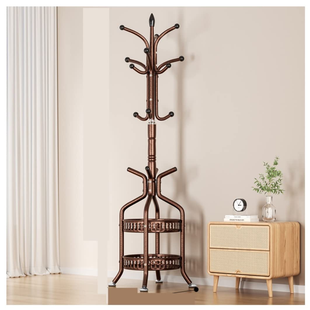 Porte-manteau en arbre durable et élégant en métal pour chambre et salon moderne