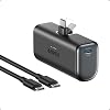 Anker Nano Batería, 5,000mAh Cargador Portátil, Conector USB-C Integrado | Cargador Portátil 5,000mAh 22.5W para iPhone 17 / 16 / 15 Series, Galaxy S23 / S22 Series, iPad Pro / Air, AirPods y Más 1