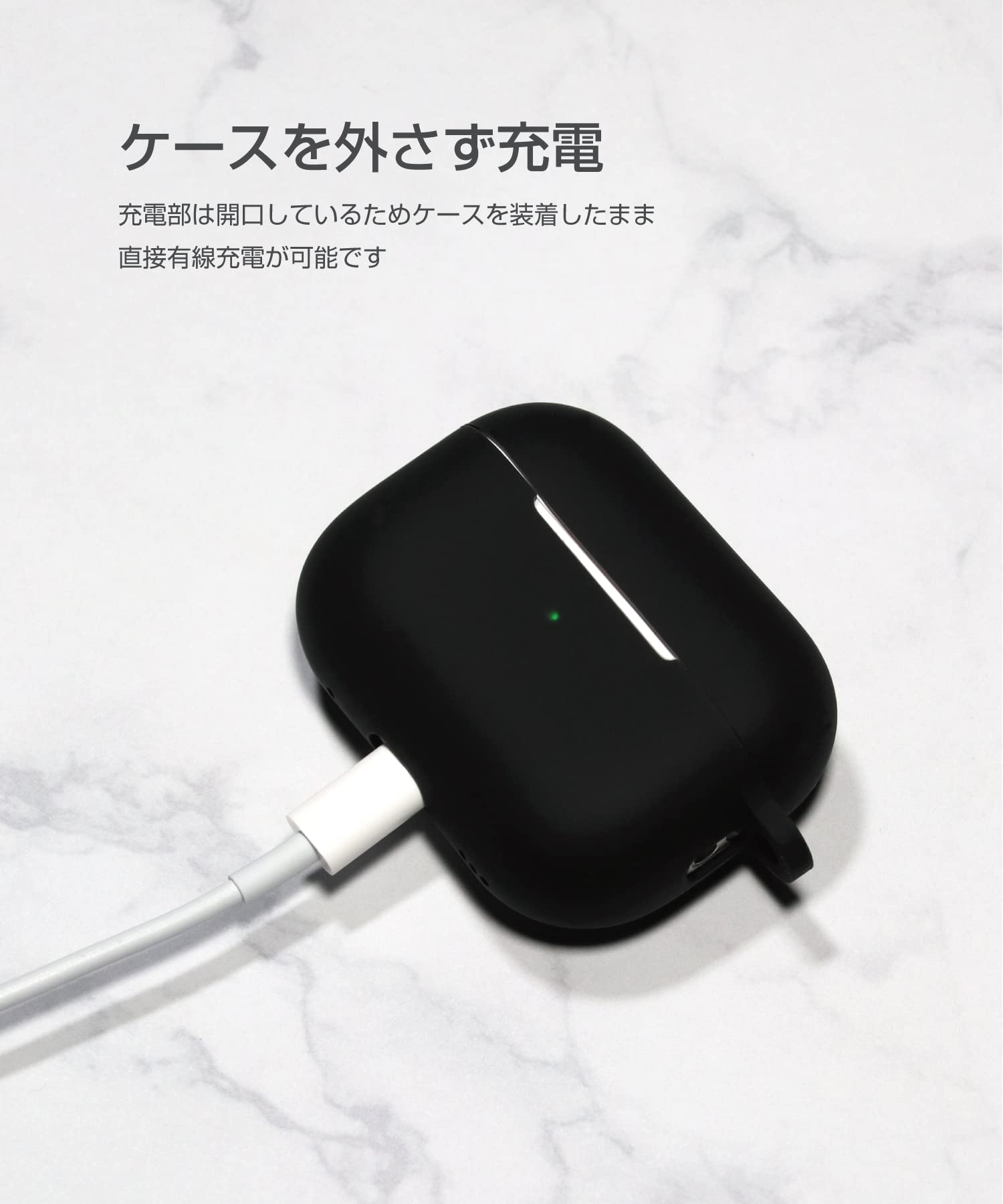 Amazon | [musashino LABEL] AirPods Pro第2世代用シリコンカバー 