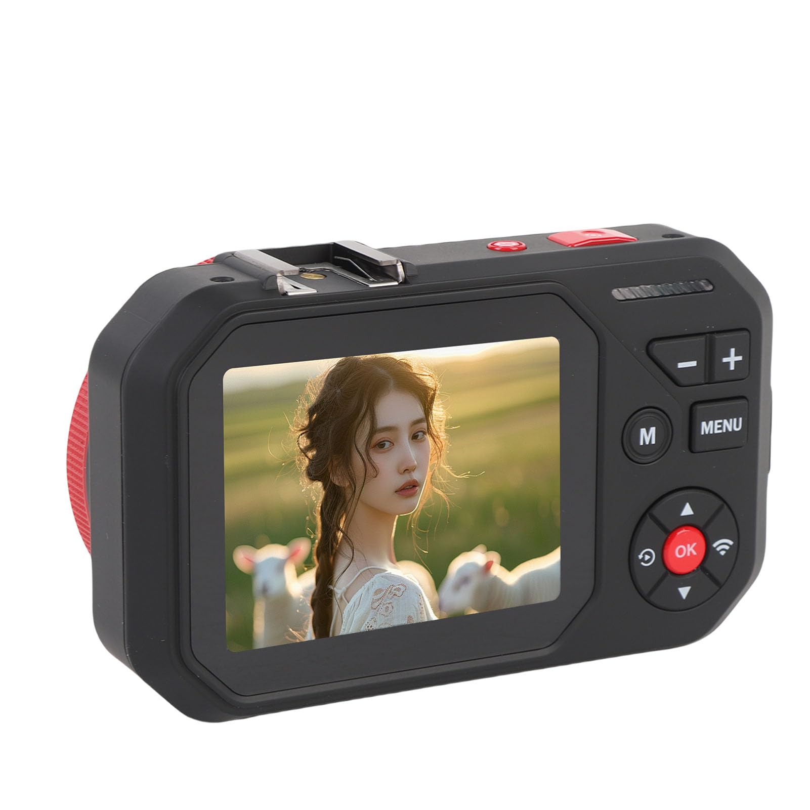 Aparat Cyfrowy dla Dzieci, 64MP HD 18x Cyfrowy Zoom Autofocus Volg z Ekranem 2,8 -calowym, Selfie Podwójnego Ekranu, do Fotografii i Wideo (BLACK)