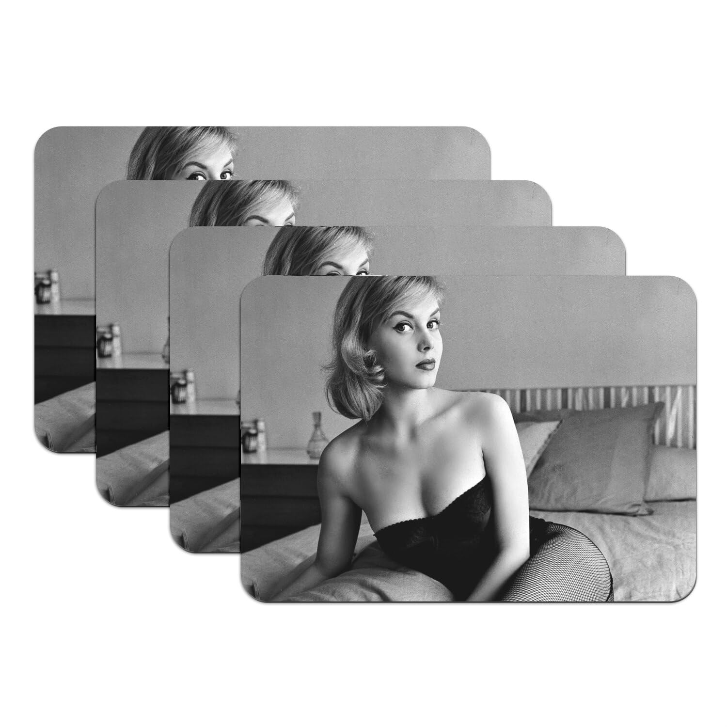 Dessous en caoutchouc Corine Rottschafer pour une decoration de table retro et chic