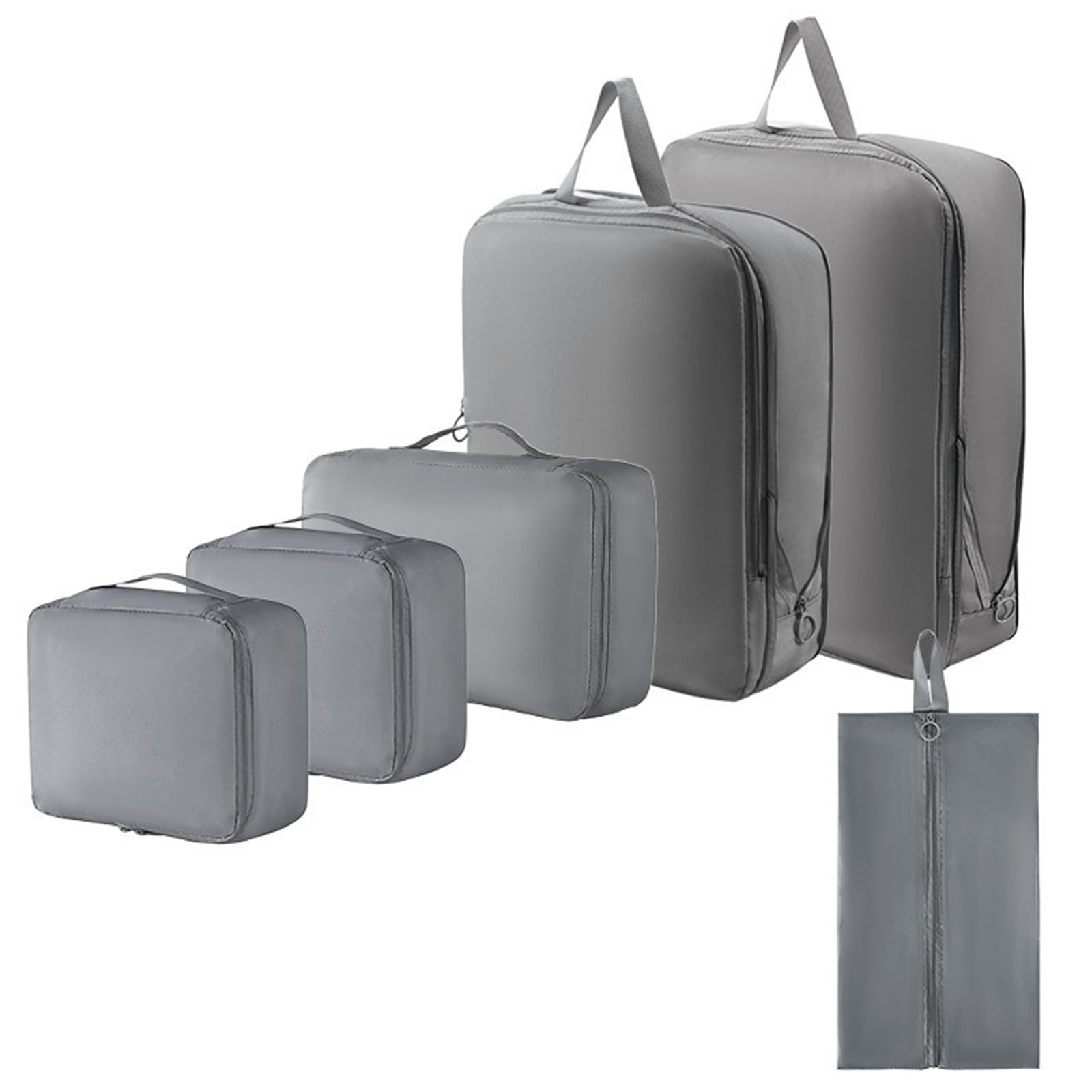 6Pcs Travel Organizers Set for Luggage Essential Packing Cubes Set Sturdy Luggage Organization Bag for Family Trip Efficient Sorting