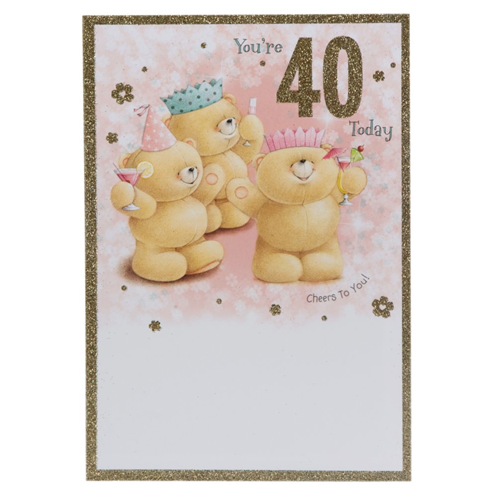 Tarjeta De Cumpleaños Hallmark Para Abuela - Diseño Forever Friends Con Ositos, Mensaje Cariñoso