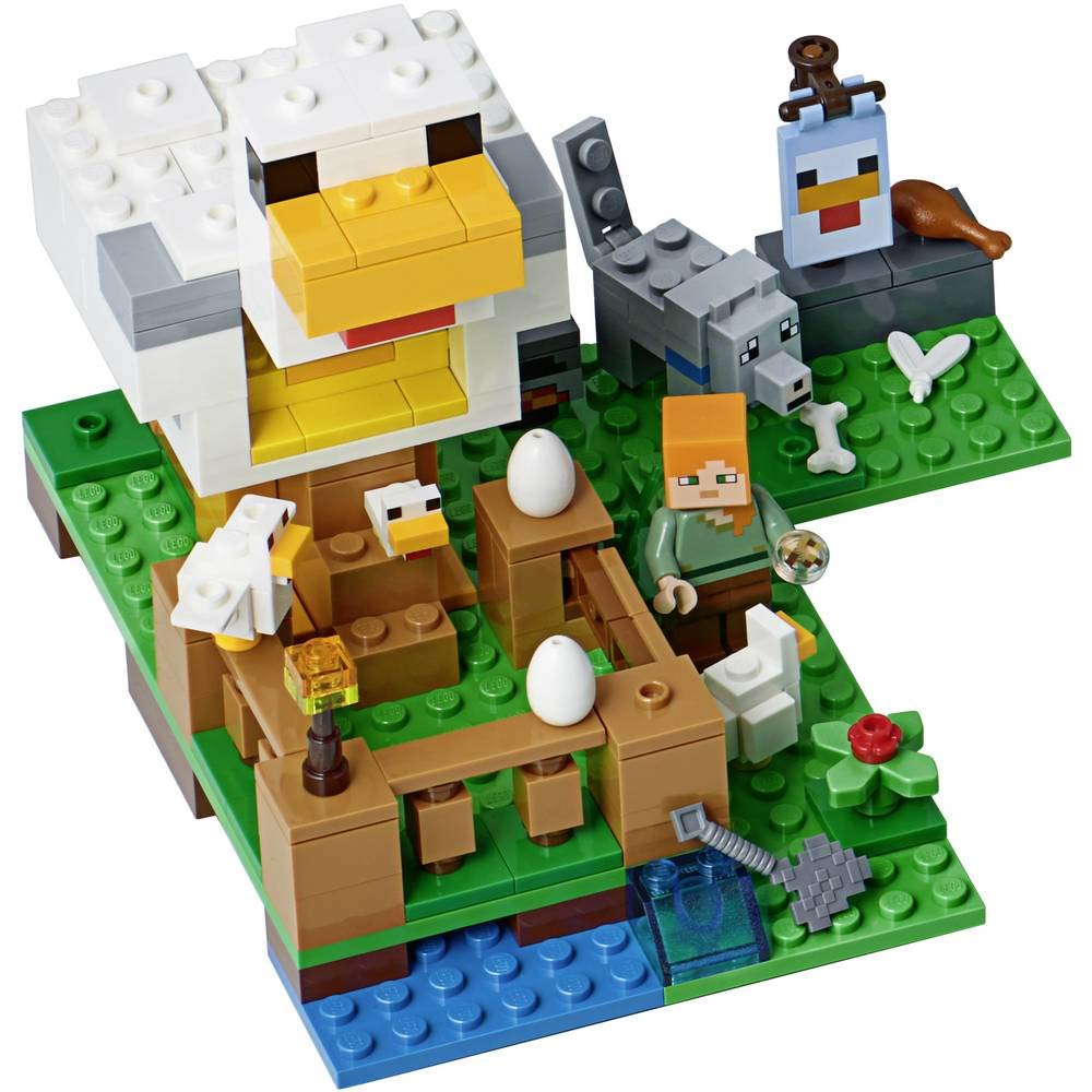 Amazon.co.jp: レゴ(LEGO) マインクラフト ニワトリ小屋 21140 : おもちゃ