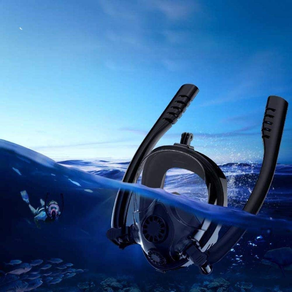 Snorkel Mask Adult Gintenco Full Face Snorkel Mask, Kids Diving Mask ...