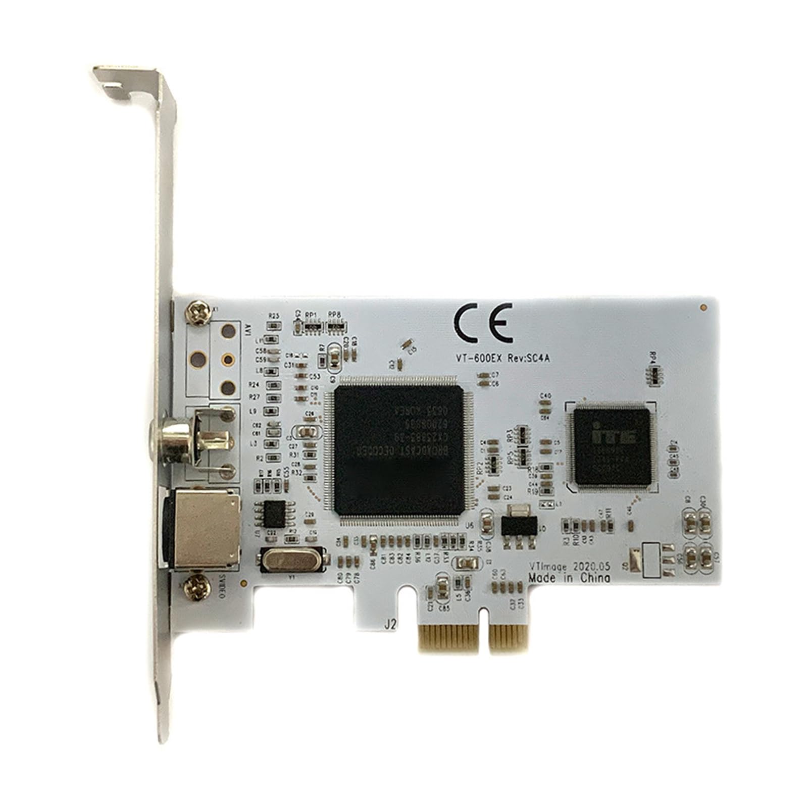 Nawwgy High Clear PCIE Expansion Card 640x480 PCIE Video Capturing Card for Surveillances and Imaging Capturing Card SD Video Capture Card