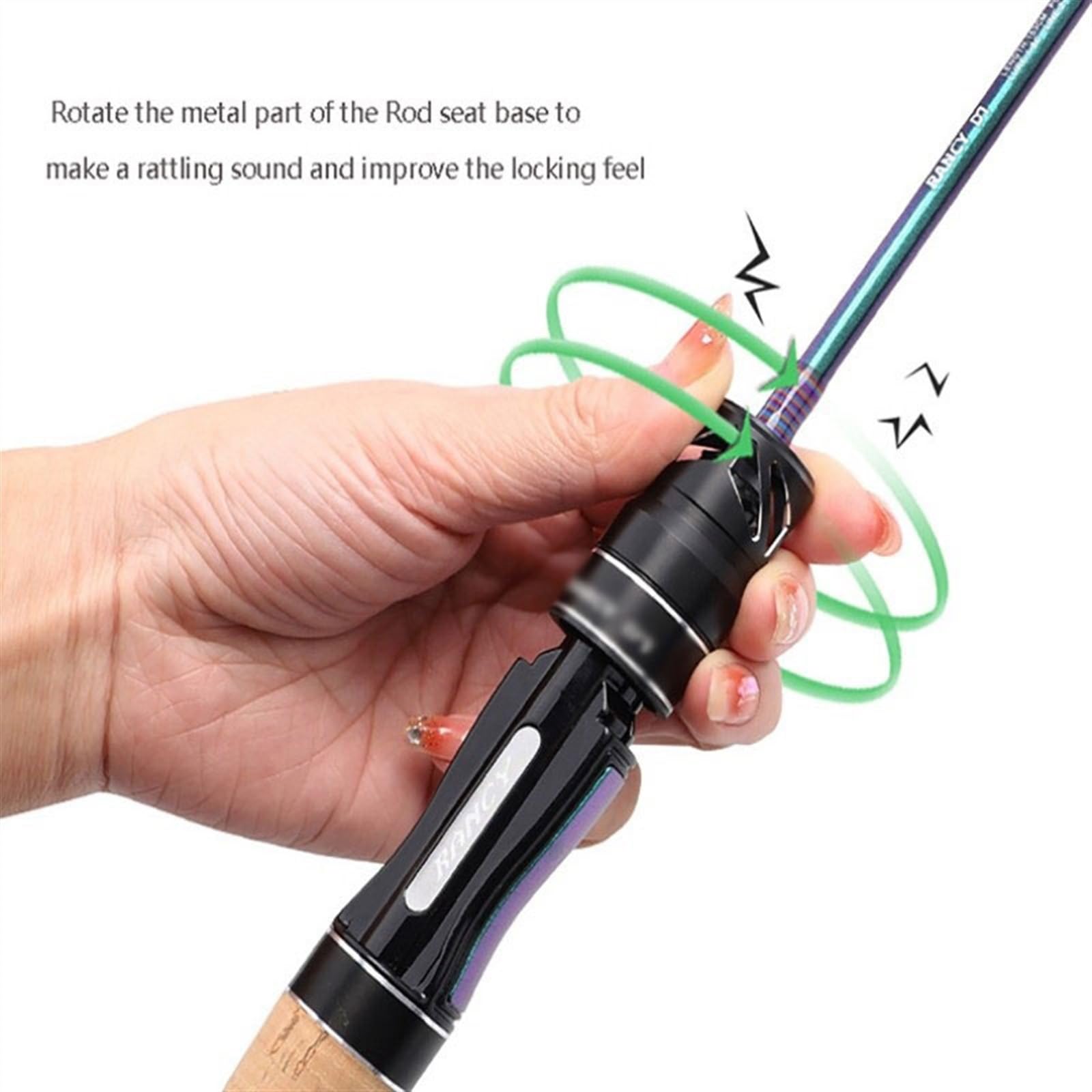 Viajes Señuelo de caña Pescar Ultraligera Carbono, línea 0,6-8g, con Punta UL 2-6lb for Trucha Agua Dulce