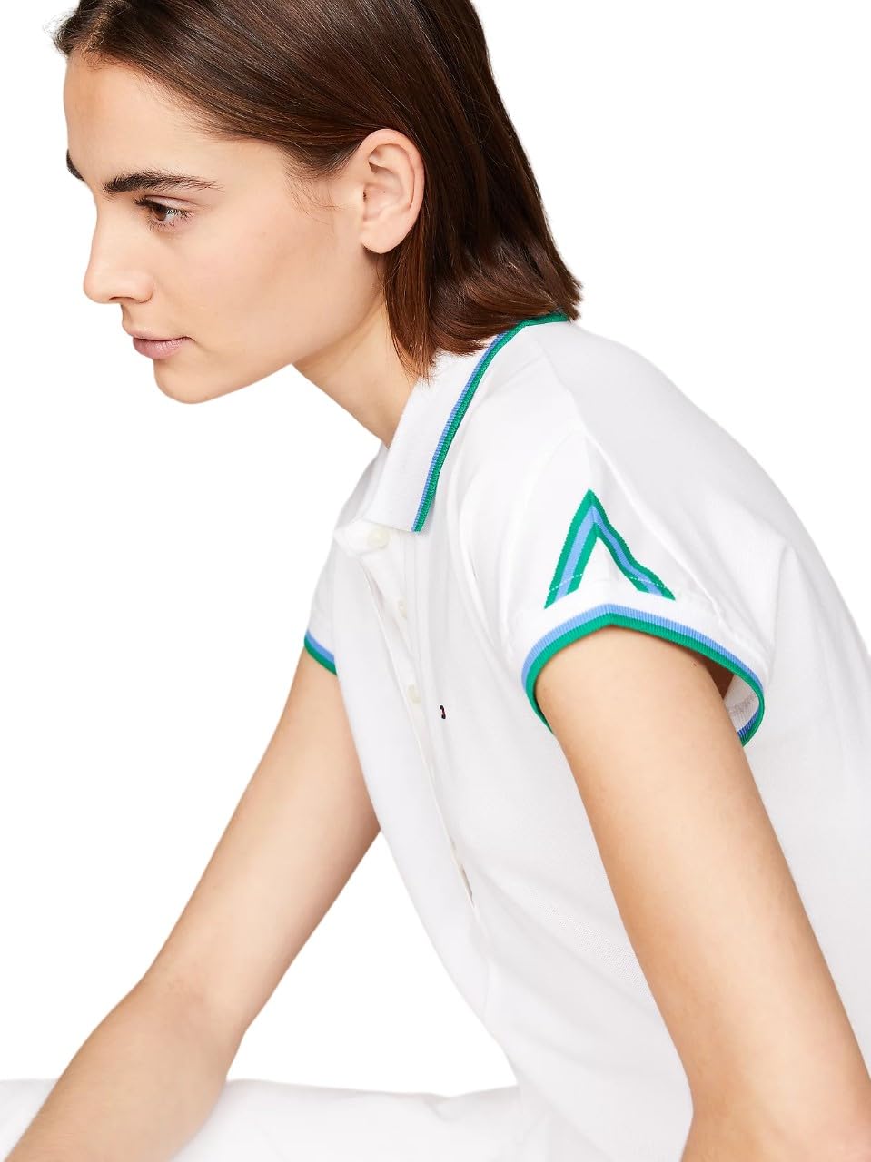 Tommy Hilfiger Sukienki polo Kobiety F&f Stp Slv Sukienka Polo Do Kolan
