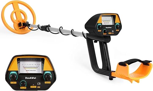 DeeAWai Detector de metales para niños, detectores de metales ligeros de 2 libras para niños y adultos, detector de metales para jóvenes de 30 a 42