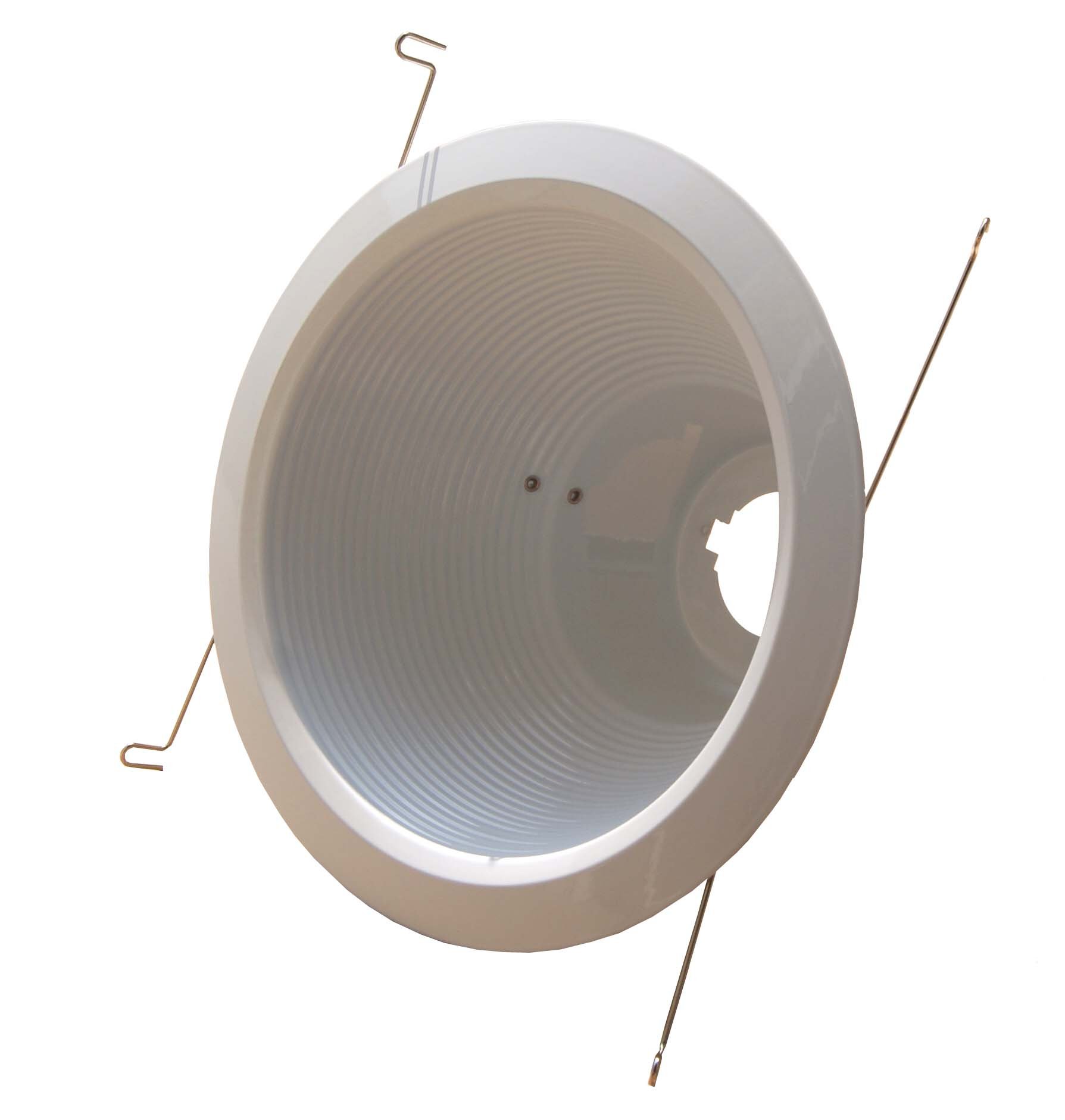 6-Pack -- 6 "Profundidad Self Brida air-shut cuadrícula adornos para tensión de la línea empotrables Light-White