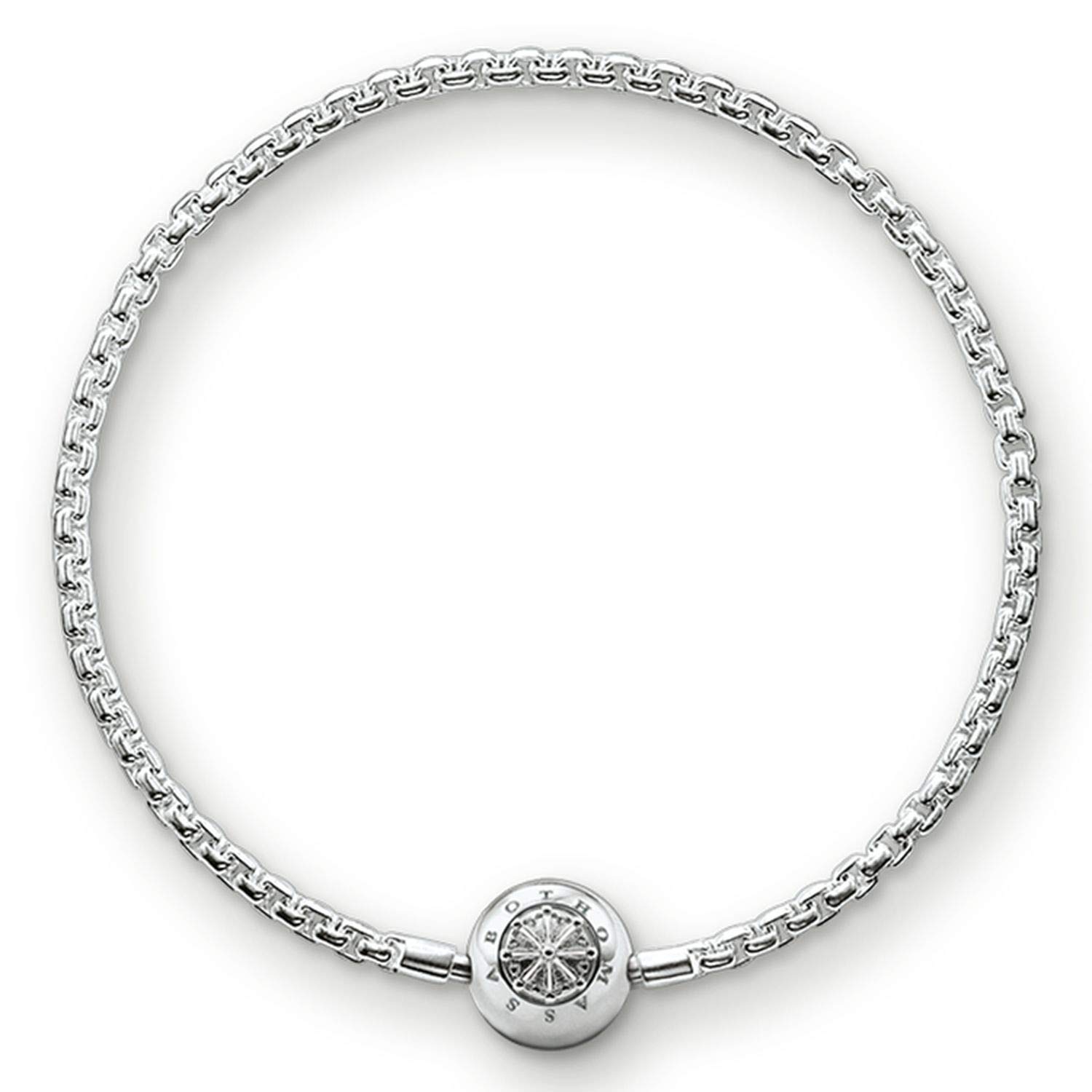 Thomas Sabo Unisex Bracelet Karma Beads 925 Sterling Silver KA0001-001-12