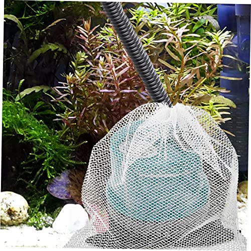 2 bolsas grandes para bomba de acuario con cordón miniatura 6