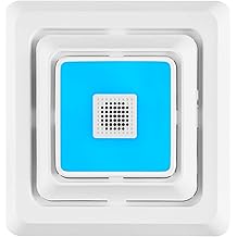 Broan-NuTone FG800RGBS Genuine Replacement Cover (Bath Fan Not Included) with ChromaComfort LED Light and Sensonic Bluetooth Speaker, Fits Select Bathroom Fan Models