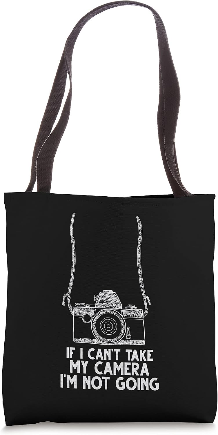 Funny Photography Camera Gift For Men Women Kid Photographer Tote Bag