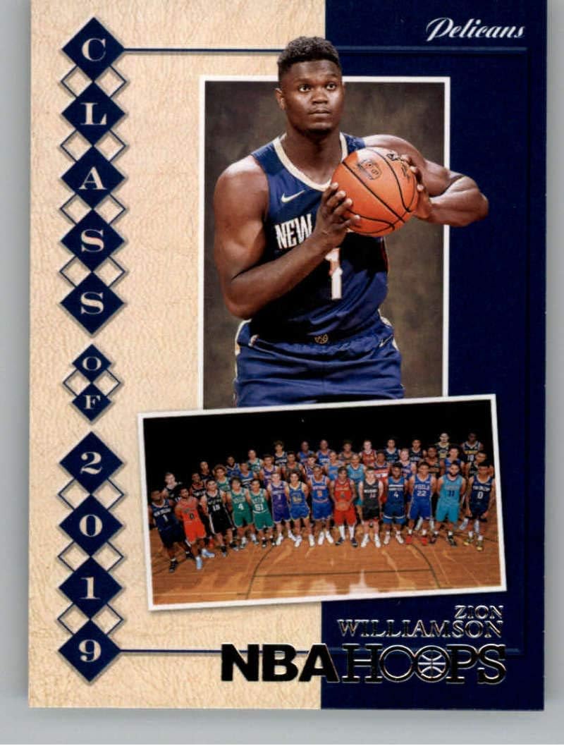 2019-20 Panini Hoops Class of 2019#7 Zion Williamson New Orleans Pelicans Basketball Card