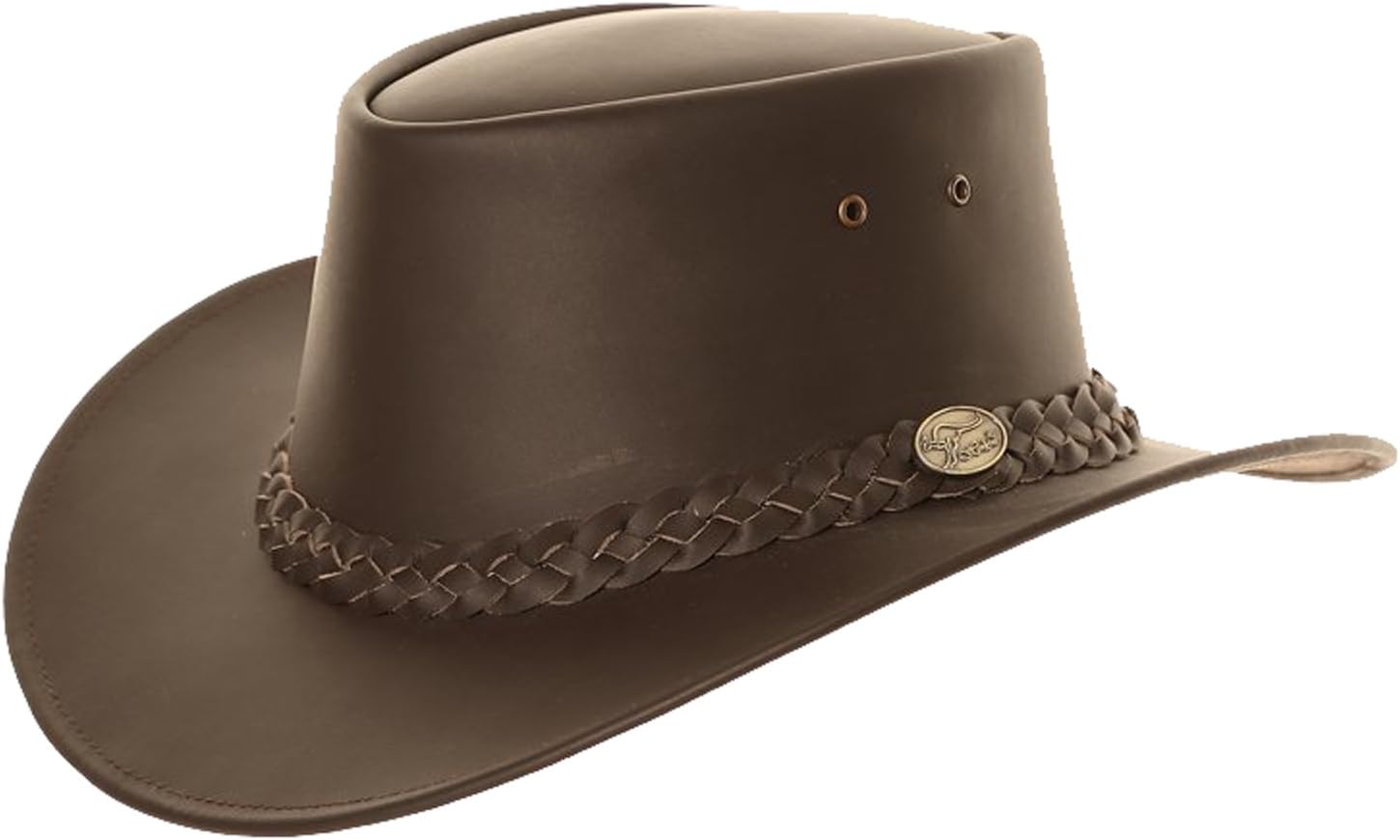 Campbell CooperAustralian Bute Leather Kangaroo Bush Hat - Brown - Small