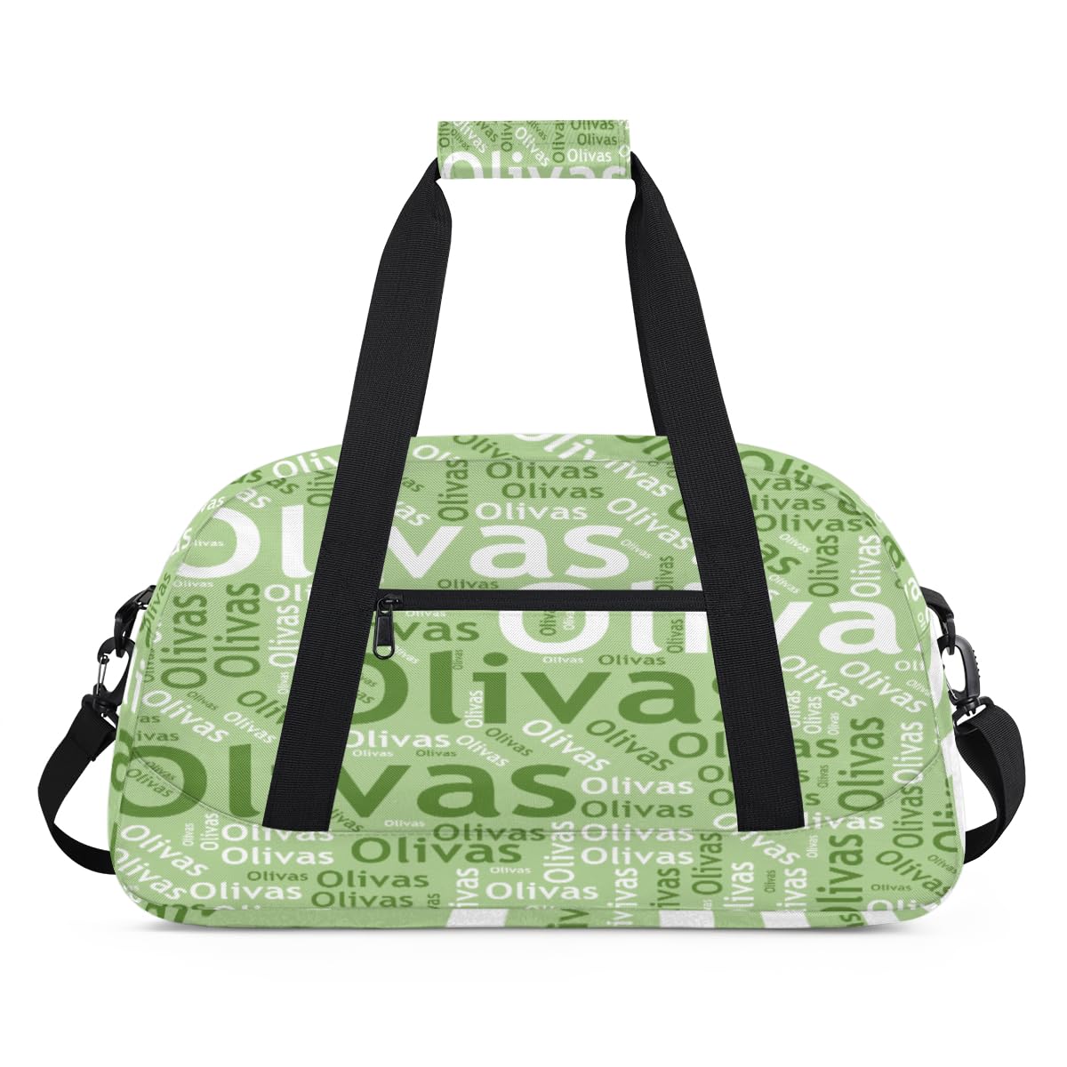 Personalized Dance Bag Gymnastics Bag for Girl, Custom Sport Duffel Bag for Boy, Kids Gym Bag Weekender Bags for Travel Sport Green White