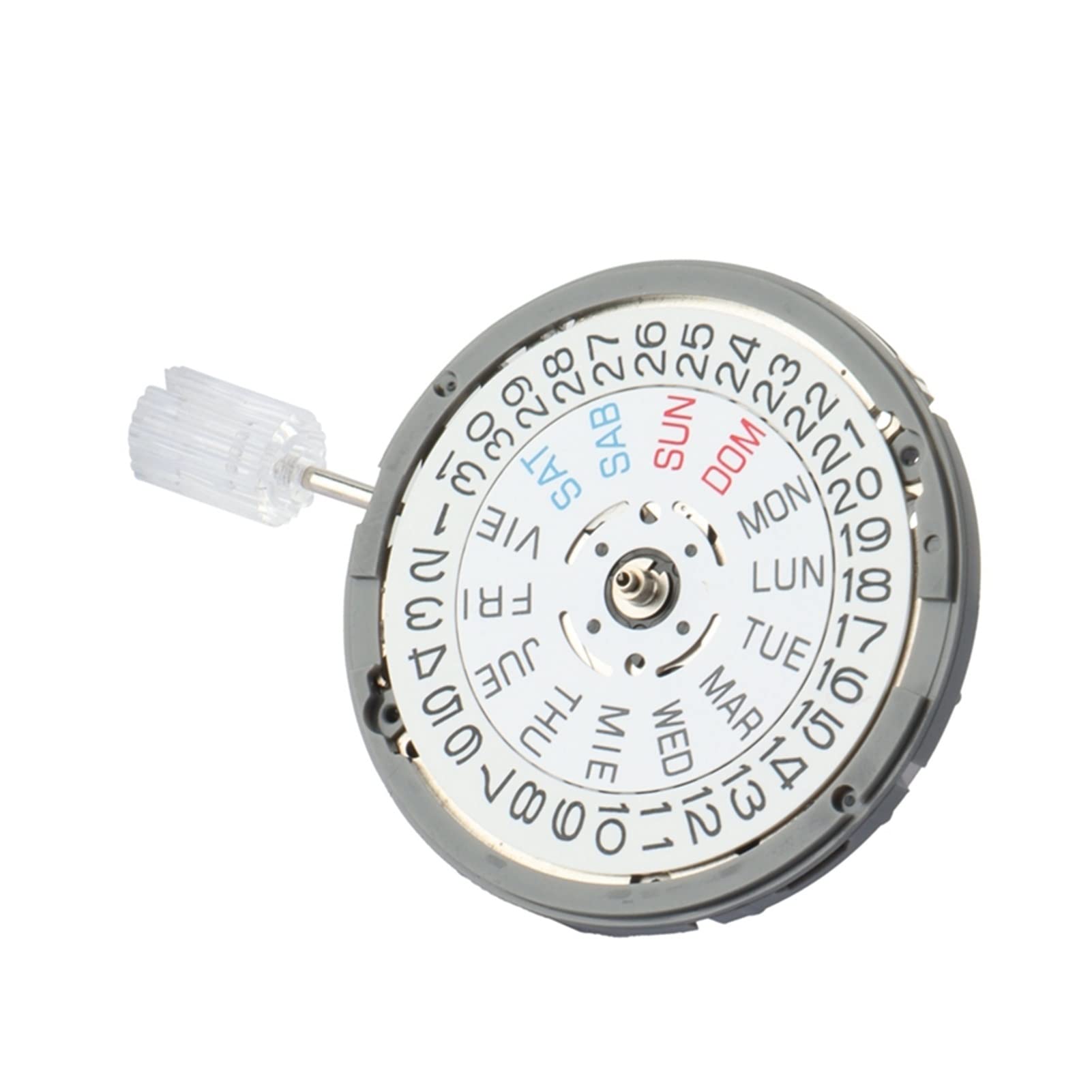 KJSHXYG NH36 English Date Week Automatic 3.8 O'clock Crown Watch Movement Mechanical Replacement Parts Repair Tools and Accessories