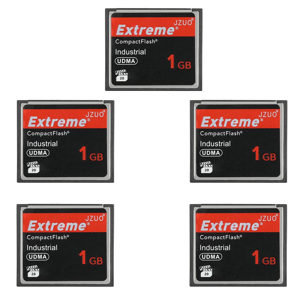 High Speed CF Card Extreme 1GB Compact Flash Memory Card Original Camera Card 1GB (5Pack)