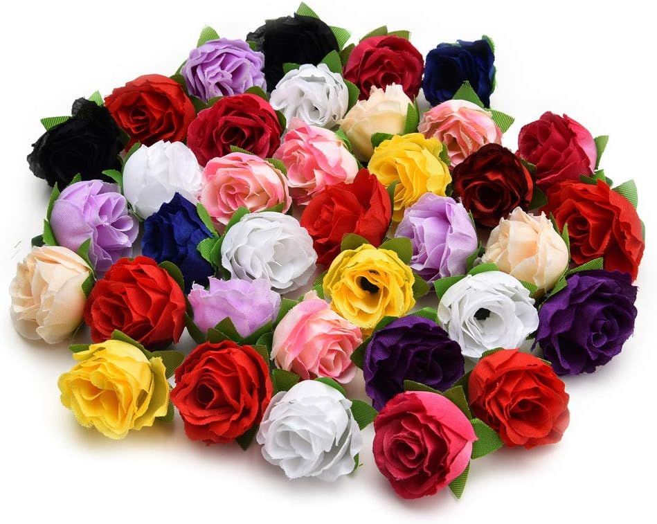 Fake flower heads in bulk Wholesale for Crafts DIY