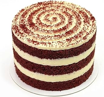 Red Velvet Bento Cake - 5 inch | Luxurious Velvet Cake | Serves 4-6 Portions | Moist Layers | Red Velvet With Cream Cheese Frosting | Handcrafted By Our Expert Bakers