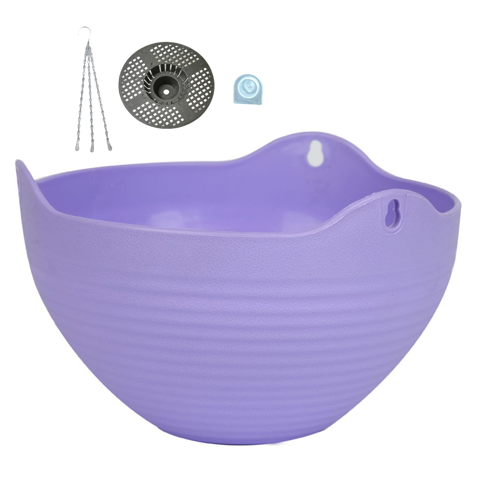 HZGFNBZ Hanging Basket Flowerpot Garden Outdoor Chain Type Plant Hanging Basket Decorations Waterproof Sunproof Planter