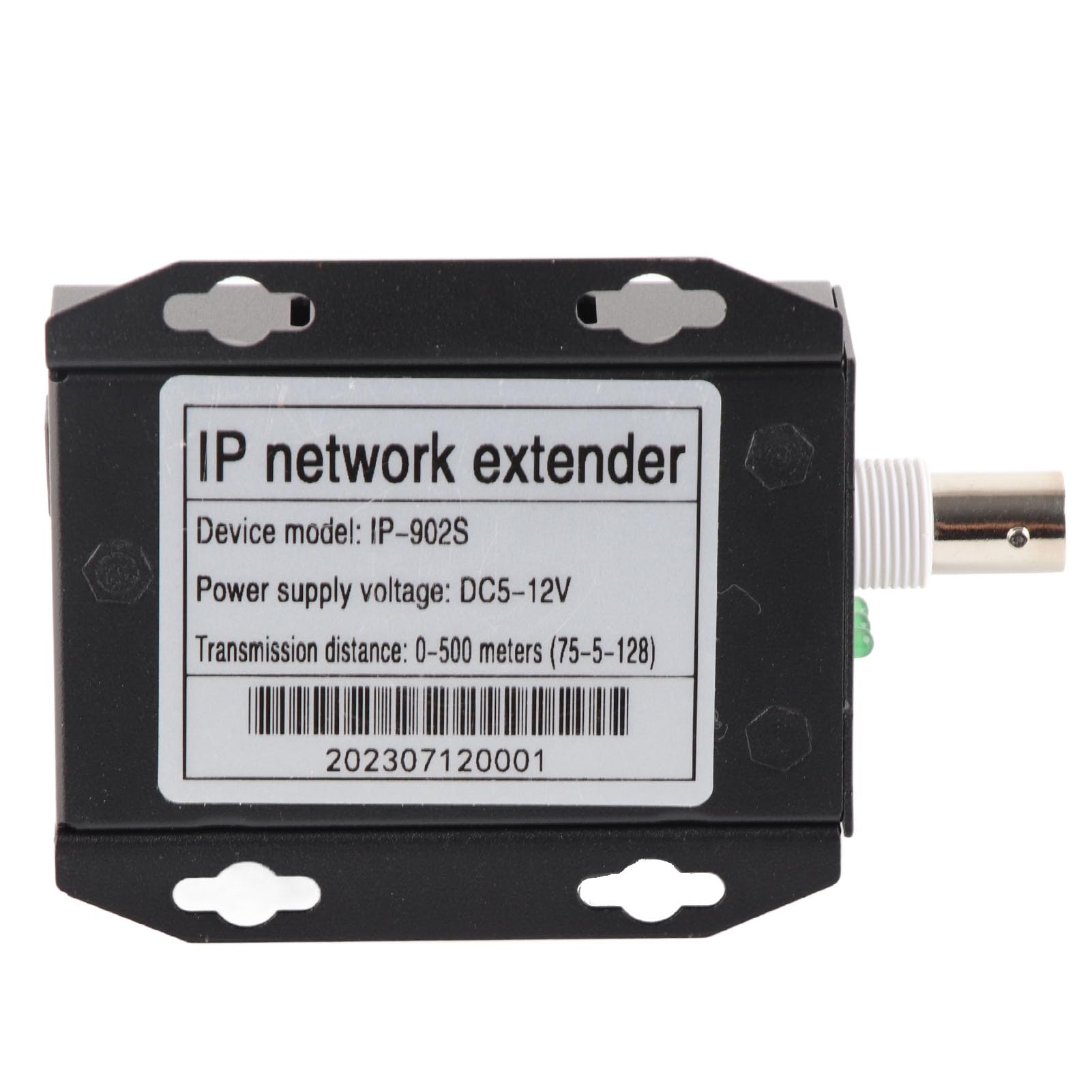 Adattatore Ethernet Extender da 2 pezzi, Extender Ethernet con interfaccia RJ45 e coassiale, Extender di comunicazione bidirezionale per rete di computer, Plug and Play con buon