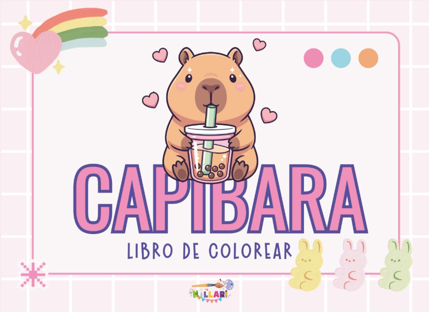 Capibara: Libro de colorear para niños