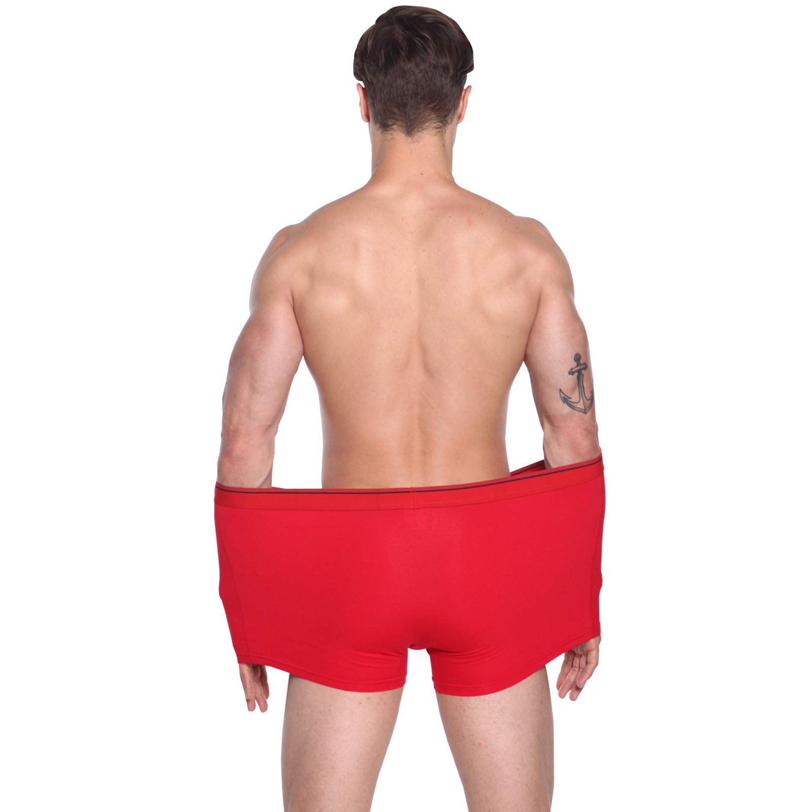 Uomo Pacco da 3 Cotone Elasticizzato Boxer Biancheria Intima - S to 7XL - Aperti Davanti/Chiudere Davanti