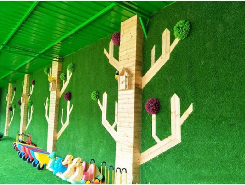 Artificial Grass Carpet Outdoor Fake Grass Mat Green Imitation Turf Real Garden Lawn 2x1m (2x9m)