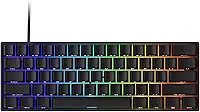 Teclado Mecânico Gamer Magnético Akko x Monsgeek Fun60 Pro SP Preto 8k Switch Akko Glare Linear AKKO01-00005-BLK