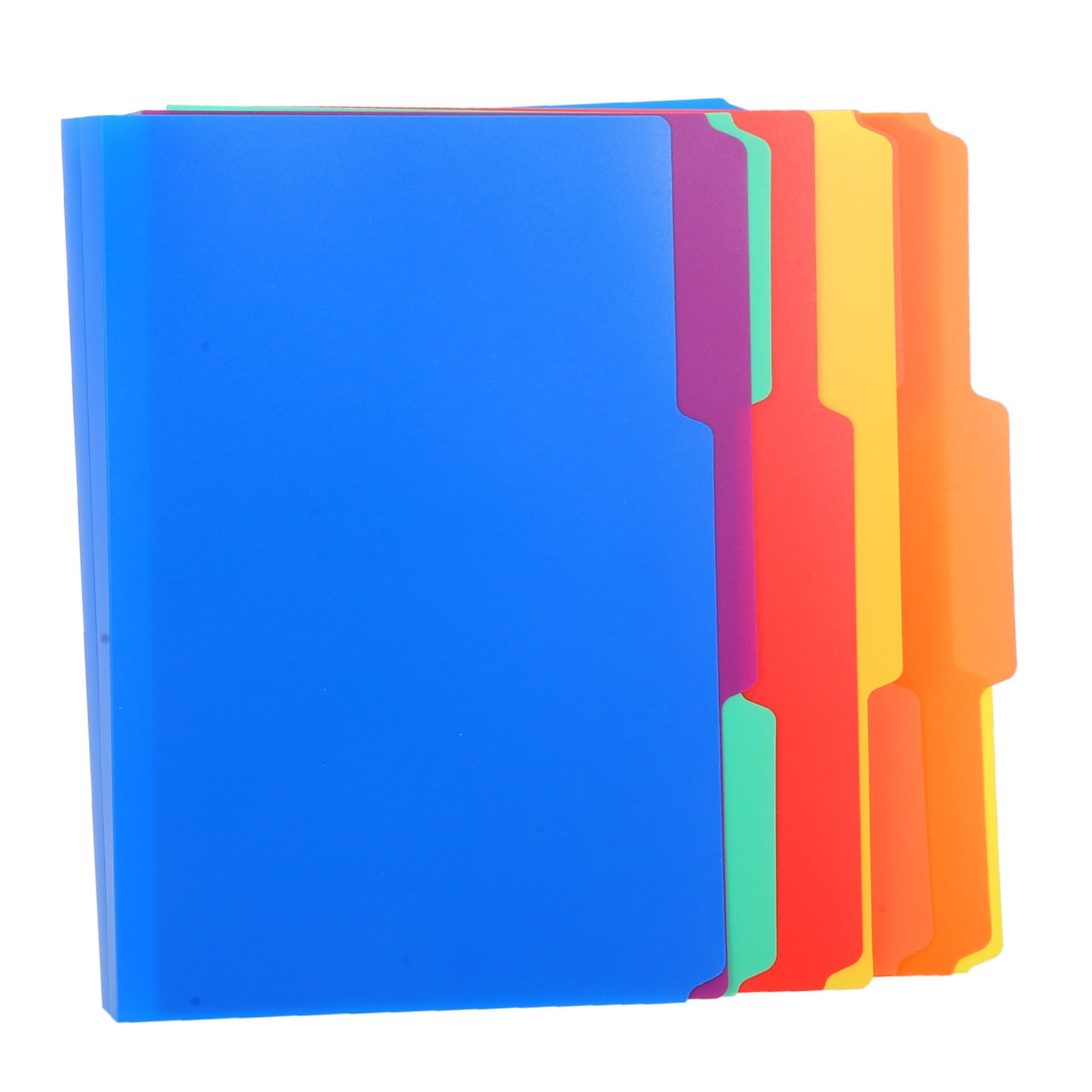 Tofficu 18pièces Chemises De Classement Plastique Pour Dossiers Organisateur De Documents Et Fichiers De Bureau Lot